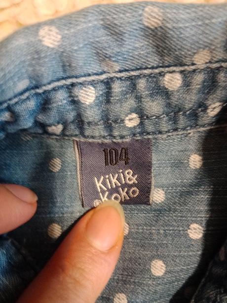 Riflová košeľa, kiki&koko,104