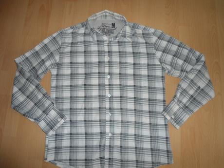 Bielo - siva chlapcenska kosela, fishbone,m