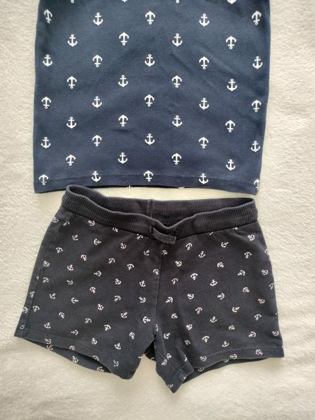 Šortky a tielko, h&m,110