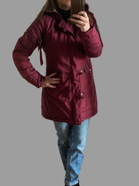 Predlzena parka bunda alpha industries, s