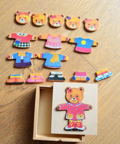 Drevena hra vkladačka macko, 