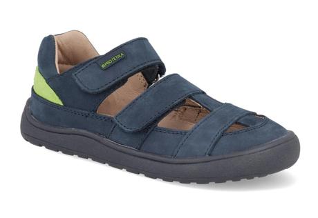 Protetika - kožené sandály dizy navy, protetika,21 - 29