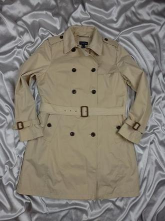 Lands end béžový kabát s vložkou, xl