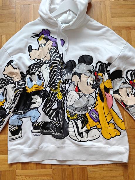 Moschino mickey& kamaráti trendy mikina, moschino,l