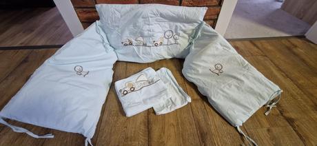 Mantinel+obliecky do detskej postielky, šírka (cm): 100,dĺžka (cm): 100