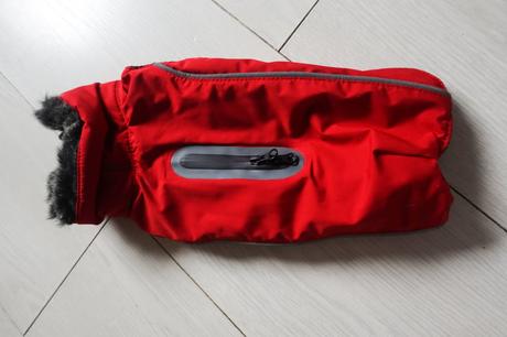 Zimný kabátik pre malého psíka wolters,