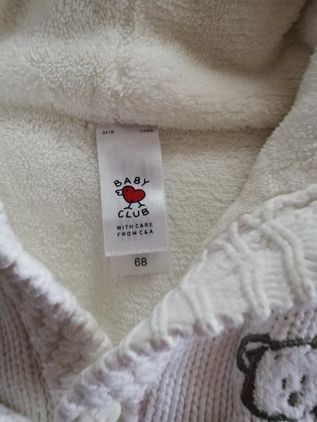 Teplý svetrík, baby club,68