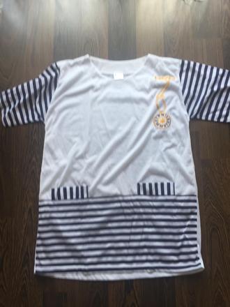 Bavlnené tricko - pyžamo, l