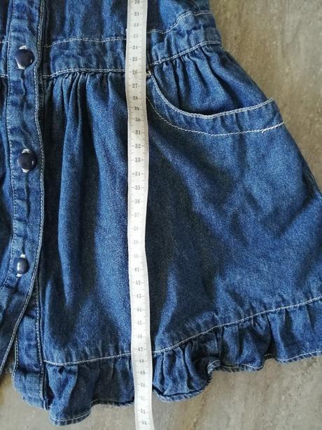 Riflové šaty v 98-104, 3-4r zn st bernard, 98