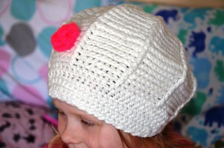 Pletená čiapka so šiltom-98/104, 98