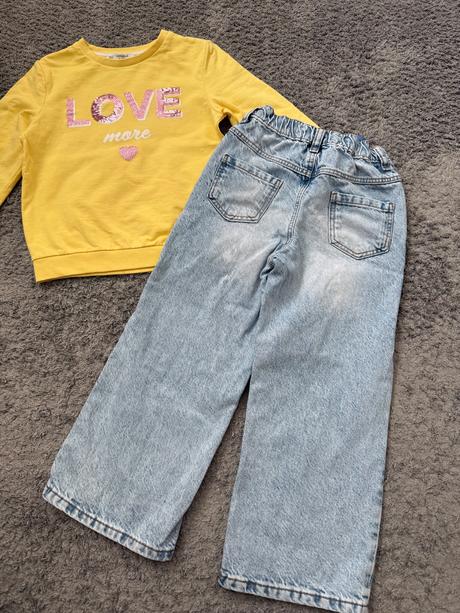 Široké rifle a mikinka v.110/116, terranova,110