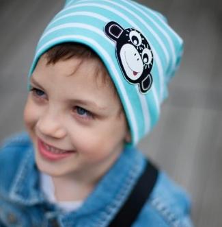 Pinkie detská čiapka menthol strips monkey, pinkie,98 / 104 / 110 / 116 / 122