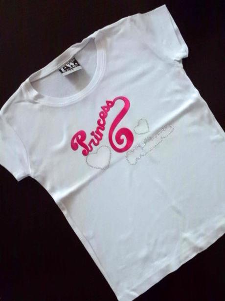 Milé tričko princess pre 7-8 roč. slečnu, 128