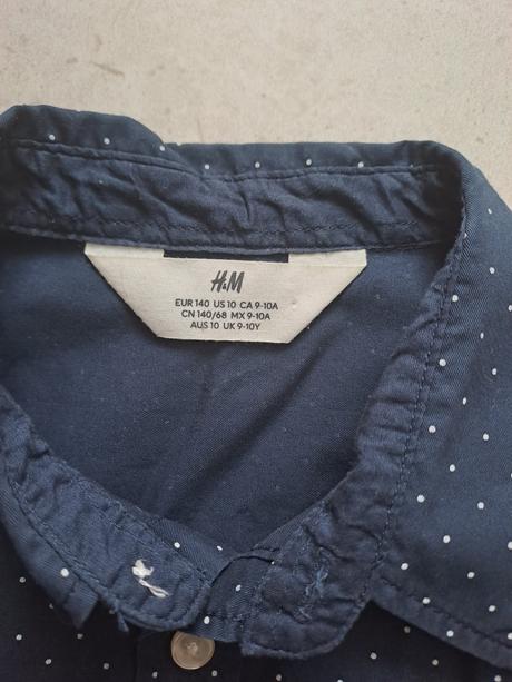 Chlapčenská košeľa, h&m,140