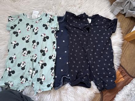 3 pyžamka, h&m,74