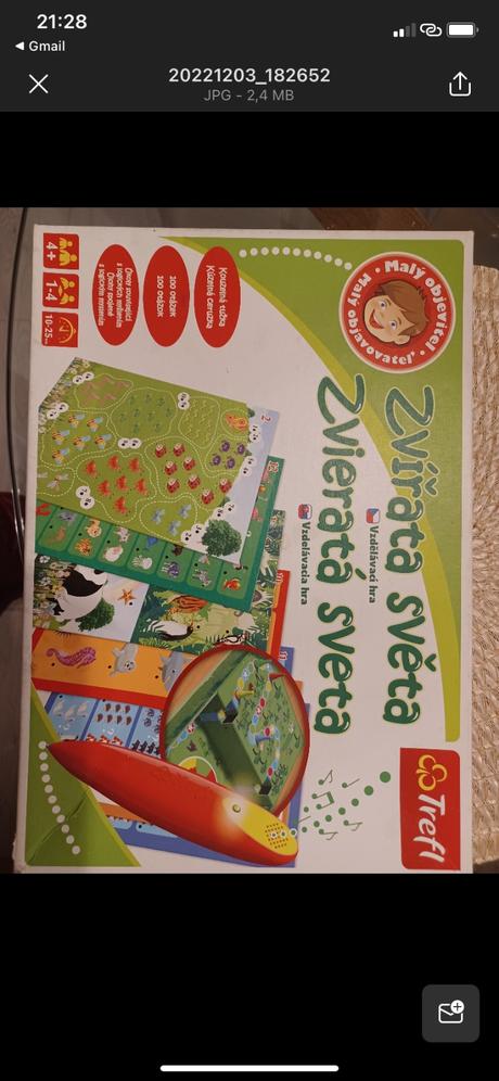 Spoločenská hra zvieratá sveta, 