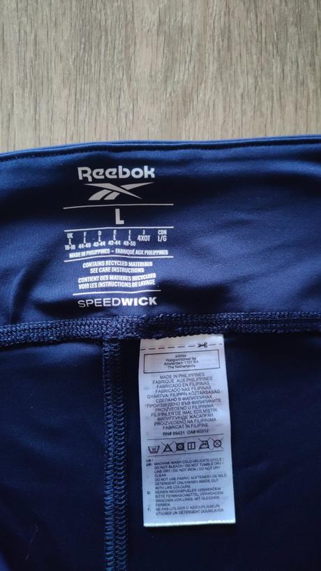 Kvalitné športové legíny reebok speedwick, veľ.l, reebok,l