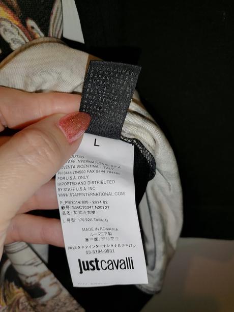 Šaty luxusnej značky justcavalli, l