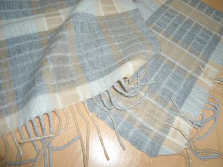 Šál - strižná vlna, 