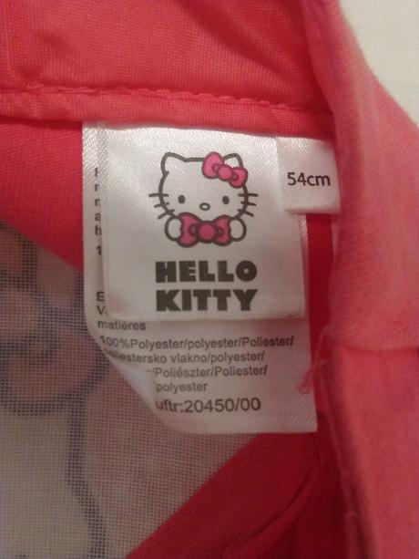 Ružová šiltovka č. 629, hello kitty, sanrio, 54 cm, sanrio,54