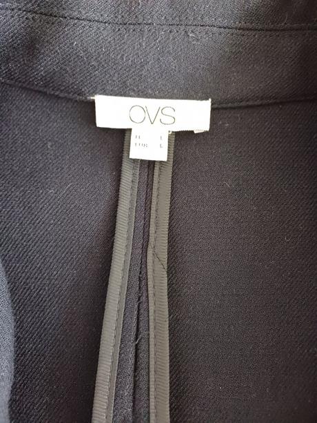 Tmavomodrý kabát ovs   č.l, ovs,l
