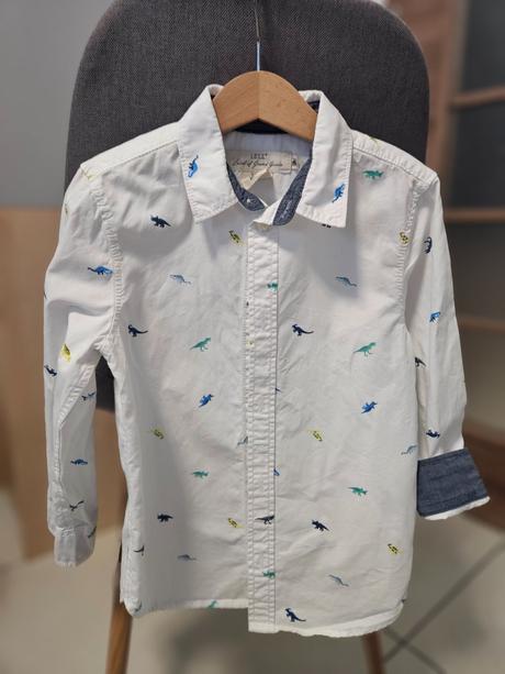 Bavlnená dino košeľa, h&m,116
