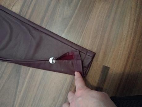 Legíny kožené,zateplené, 134