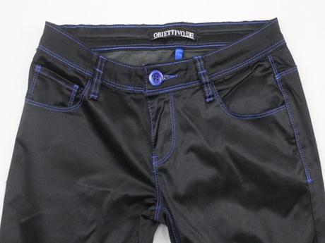 Lesklé dámske nohavice obiettivo veľ. 38, 38