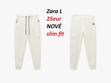 Teplákové kapsáče zara béžové, zara,l