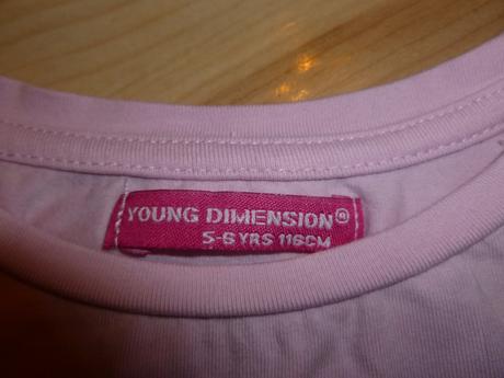 Pre princeznu ruzove tricko, young dimension,116