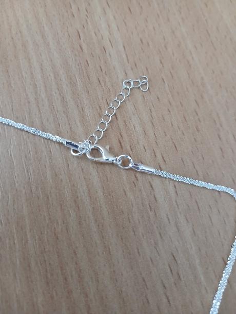 Nový bižu náhrdelník so zirkónom 45+5 cm,