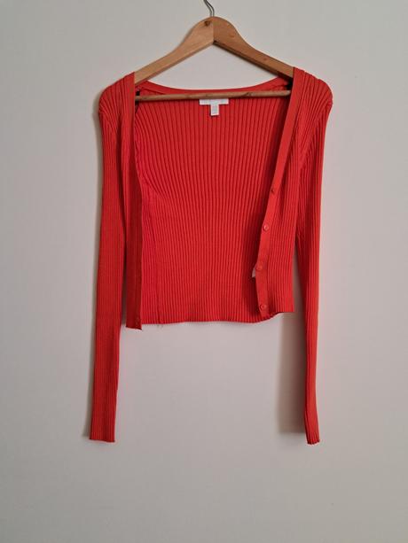 Oranžový sveter, h&m,xs
