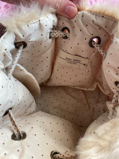 Roztomilá huňatá detká kabelka zara, zara