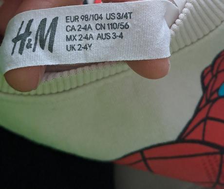 Mikiny 4ks, h&m,98