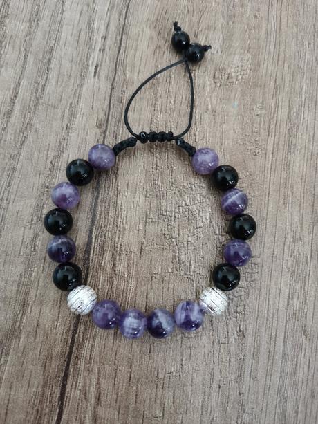 Ametyst náramok amon,
