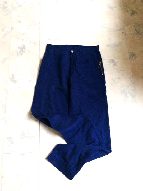 Zateplené bavlnené nohavice, m