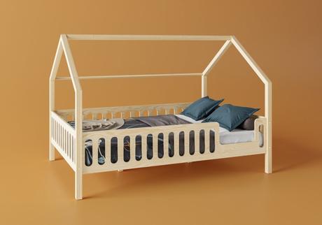 Drevená posteľ domček,rôzne veľkosti, šírka (cm): 90,dĺžka (cm): 200