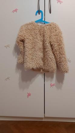 Predám dievčenskú kožušinu veľ.110-116, 110