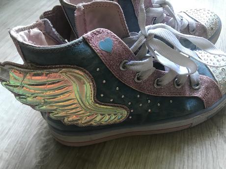 Tenisky vysoké svietielkujuce anjel vel.33, skechers,33