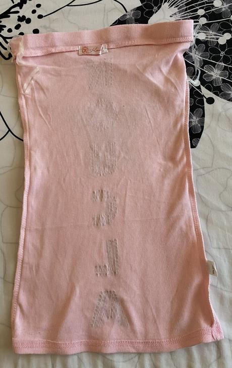 Bavlnené vrúbkové tričko - top bez ramienok koucla, s