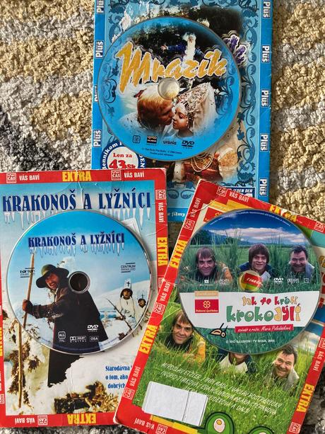 Dvd mrázik, ako sa krotia krokodíly, krakonoš, 