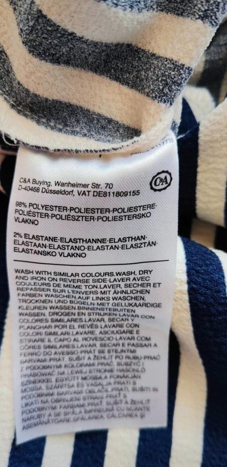 Dievčenský pásikavý overal smart with style, 164