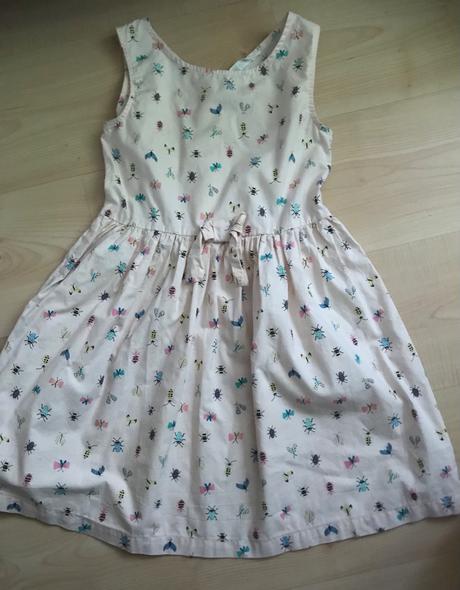 Šaty hmyz bavlna 8-9 rokov, h&m,134