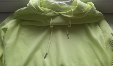 Neónovo žltá mikina, new yorker,s