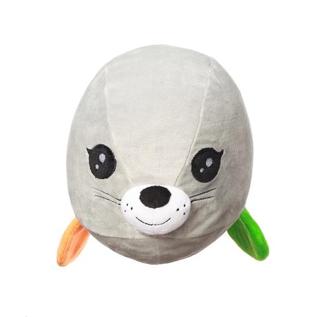 Babyono plyšová hračka tuleň lucy , šedá kat.,
