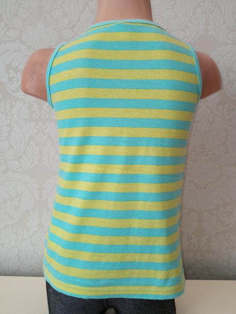 Pruhované tričko s mašličkou (3-4 r.), dopodopo,104