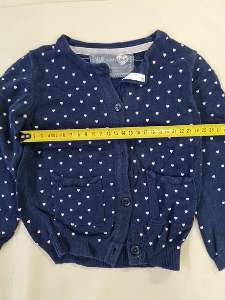 Sveter na rozopínanie, 98