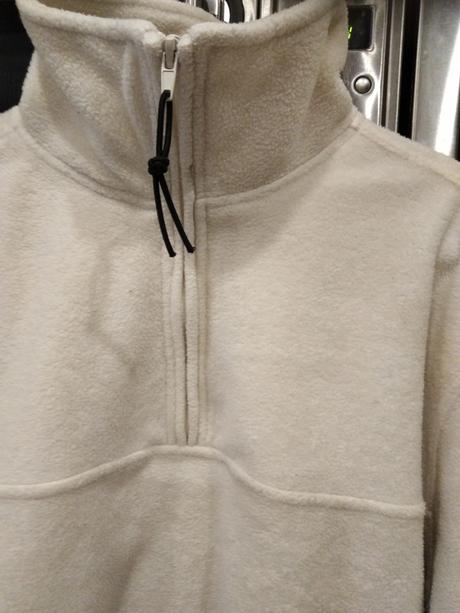 Biela lyžiarska mikina., l