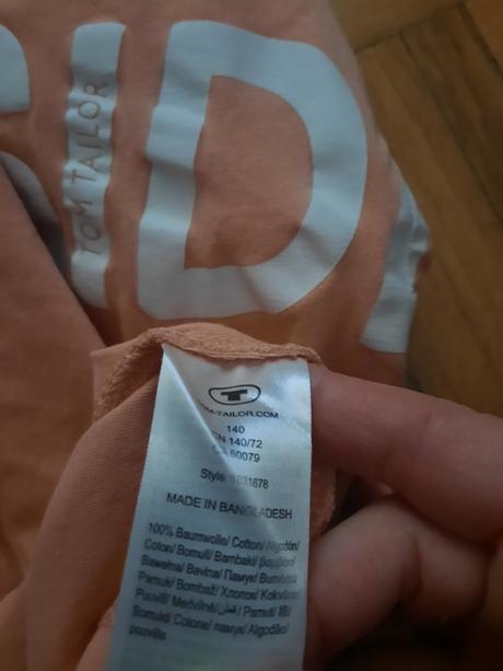 Dievčenské tričko, tom tailor,140