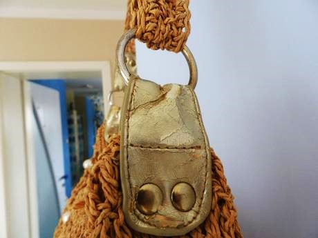 Háčkovaná boho kabelka, 